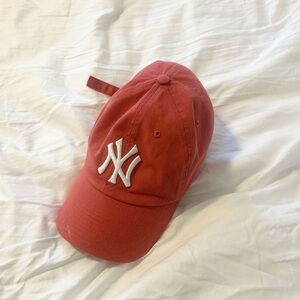 Classic MLB Embroidered Hat peach